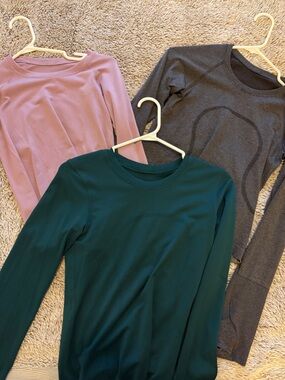 Lululemon Swiftly Tech Long-Sleeve Shirt (Set of 3)